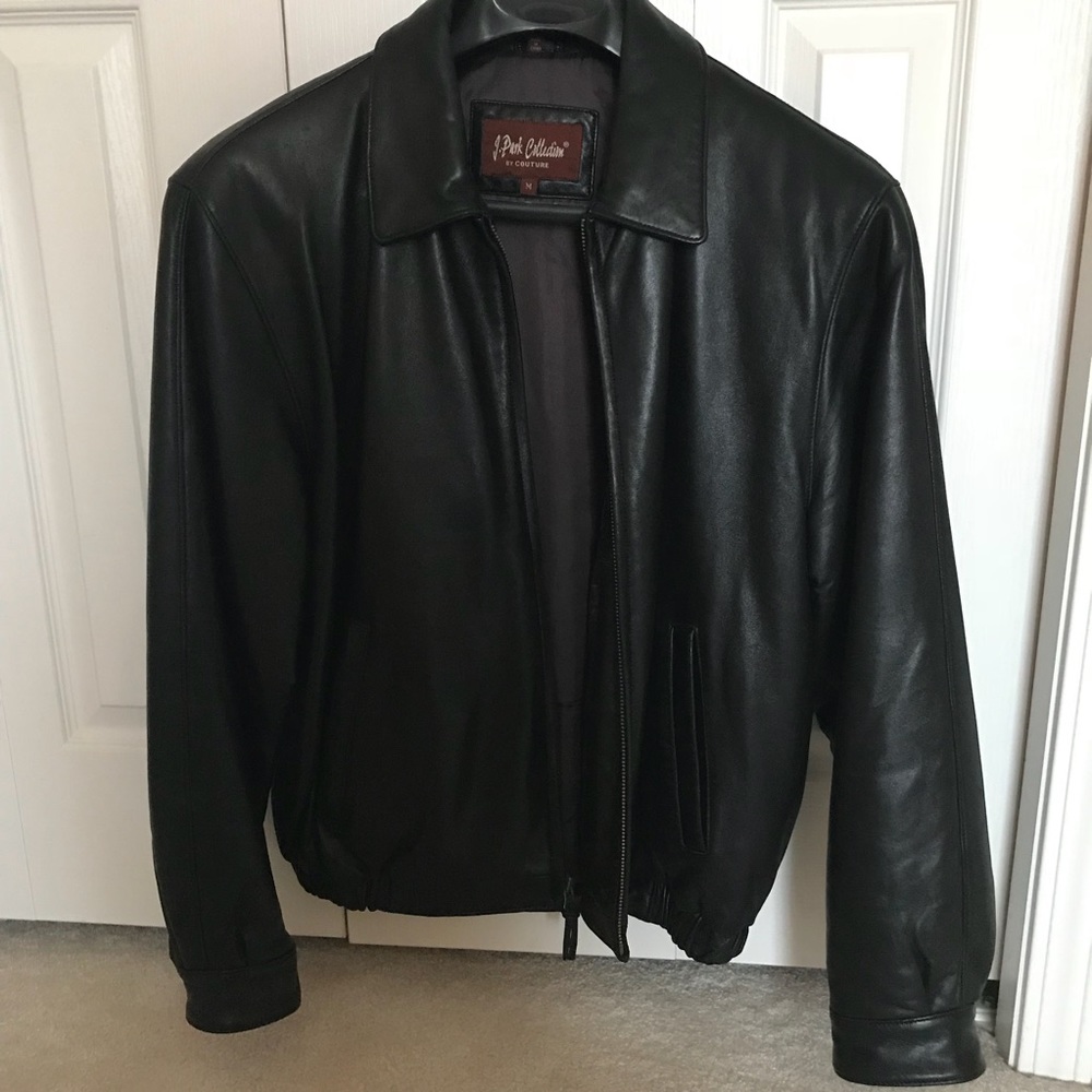 Men’s Black Leather Jacket